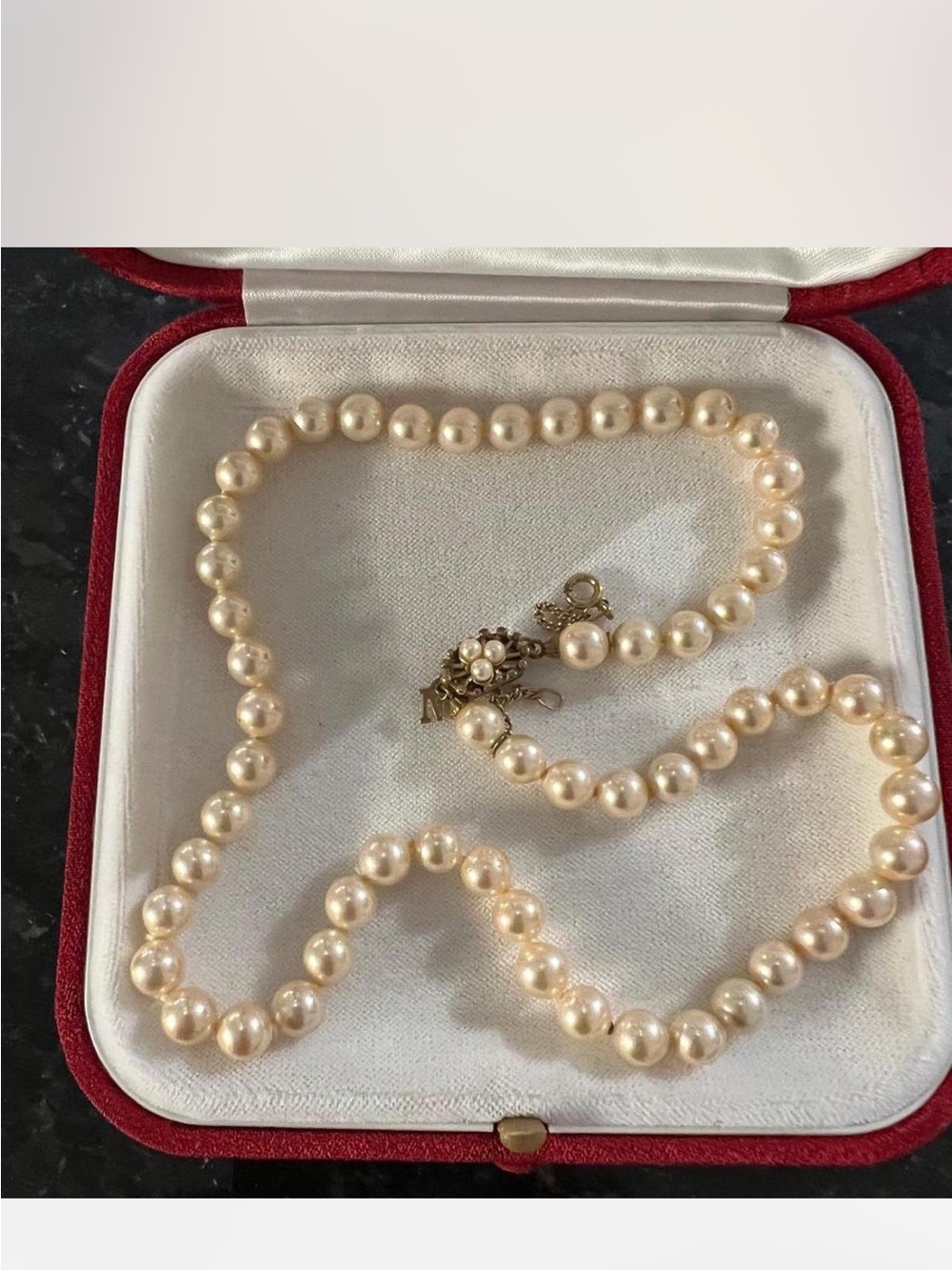 Vintage Majorica pearl necklace